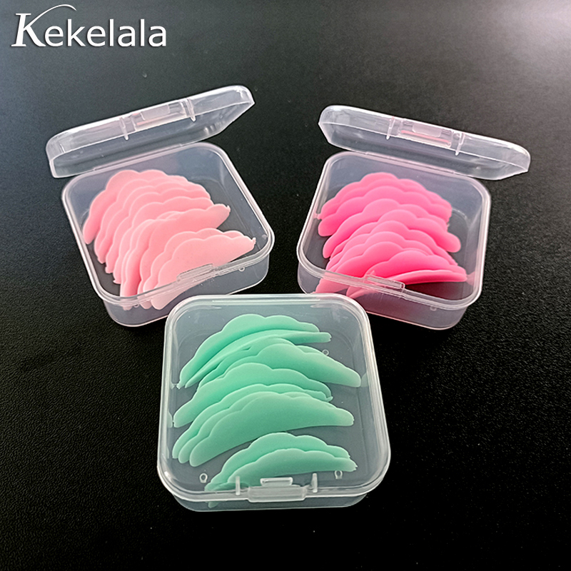 Lash Lift Kit - 10Pcs Reusable Eyelash Lifting Kit Silicone