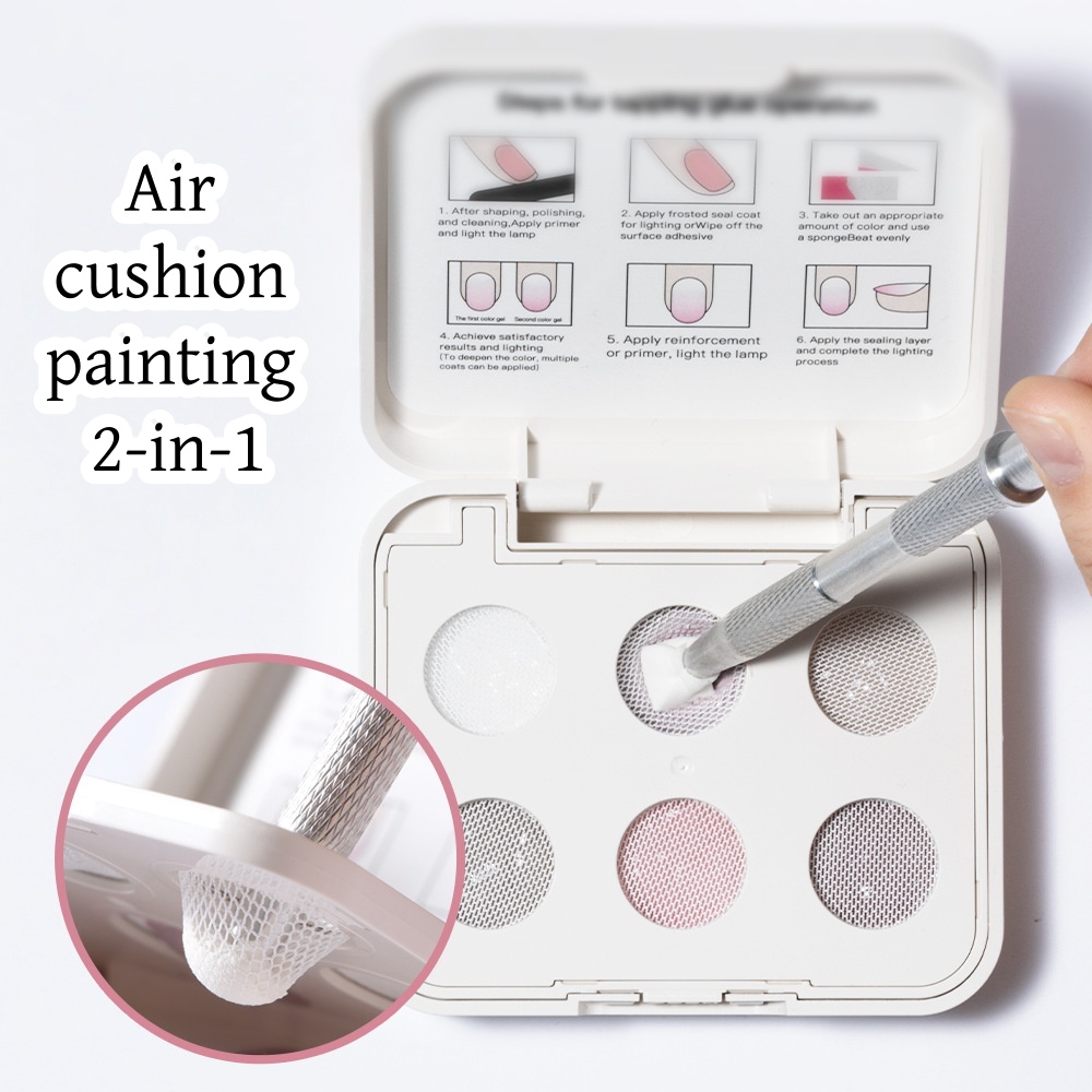 6 Colors Air Cushion Patting G - огляд і ціна Waxing Kit Home