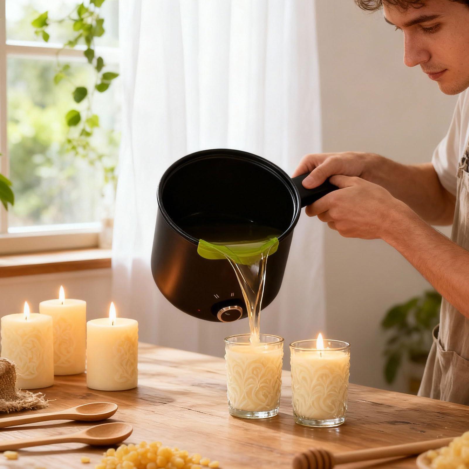 Candle Wax Melting Pot 1.5L La - огляд і ціна Waxing Kit Home