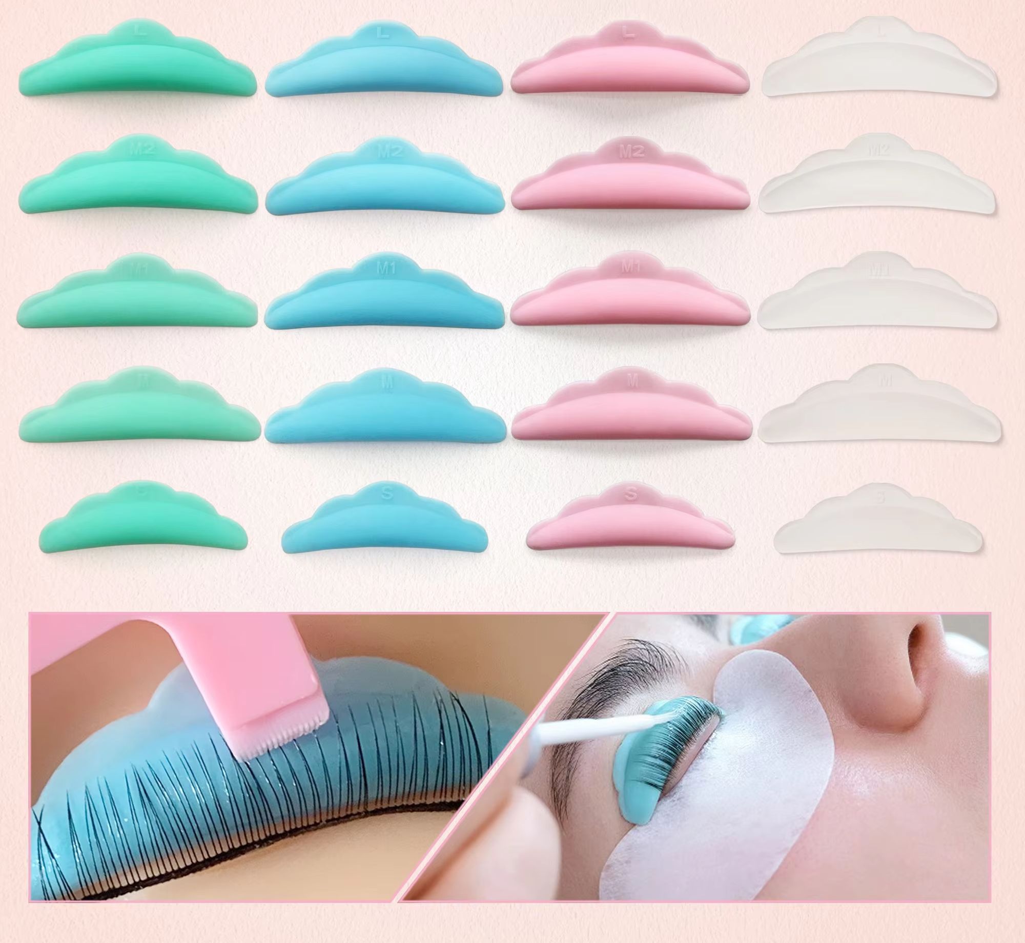 50Pairs Eyelash Lifting Kit Si - огляд і ціна Lash Lift Kit