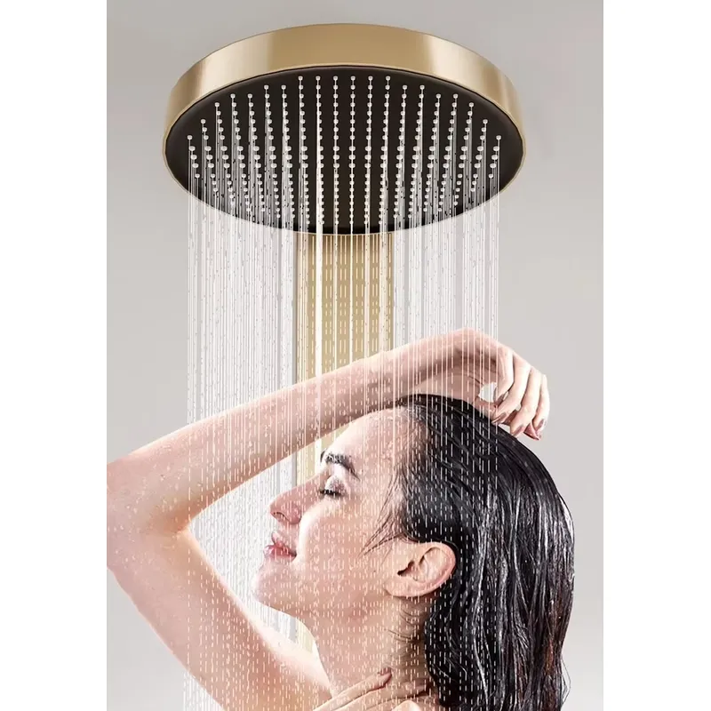 Brass Rainfall Shower Panel Se - огляд і ціна Spa&Wellness Earth City Шелепиха